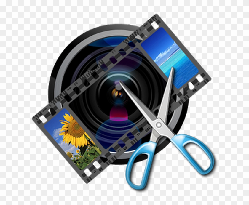 Video Camera Clipart Video Editing - Video Edit Logo Png #1454600