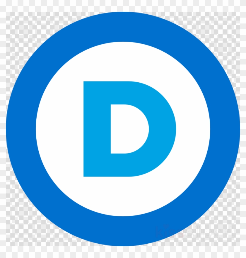 Democratic Party Official Logo Clipart Democratic Party - Png Ikon Social Media Black #1454647