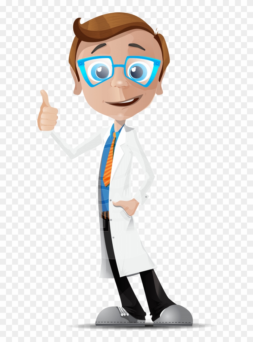Transparent Library Confused Doctor Clipart - Doctor Vector Png #1454720