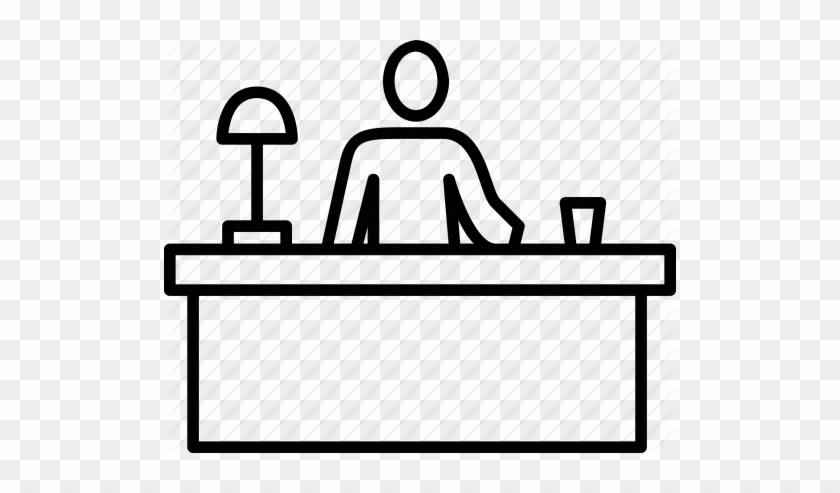 Help Desk Clipart Desk Bank Clip Art - Teller Desk Icon #1454731