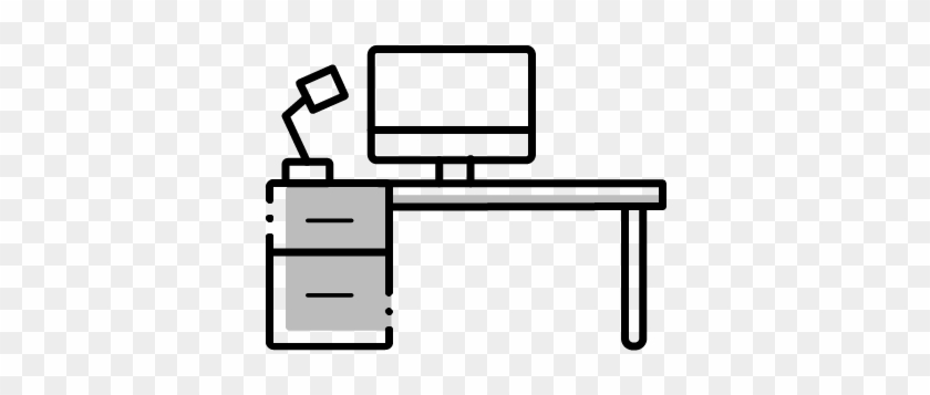 Desk Clipart Meja - Illustration #1454735
