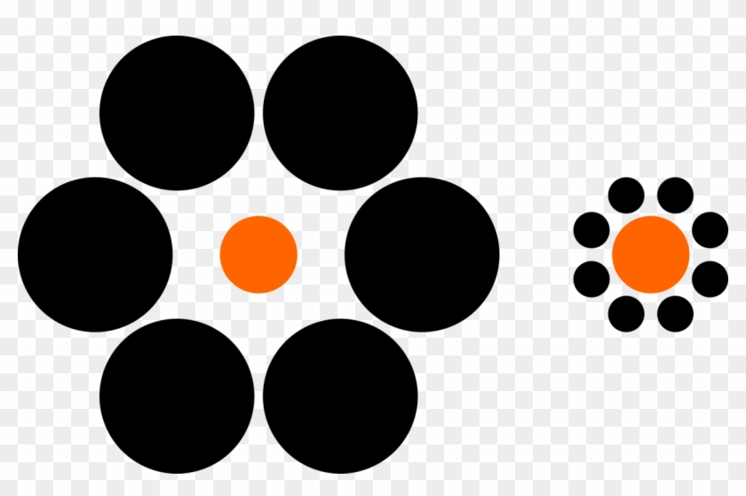 Ebbinghaus Illusion Optical Illusion Optics Perception - Ebbinghaus Illusion Optical Illusion Optics Perception #1454783