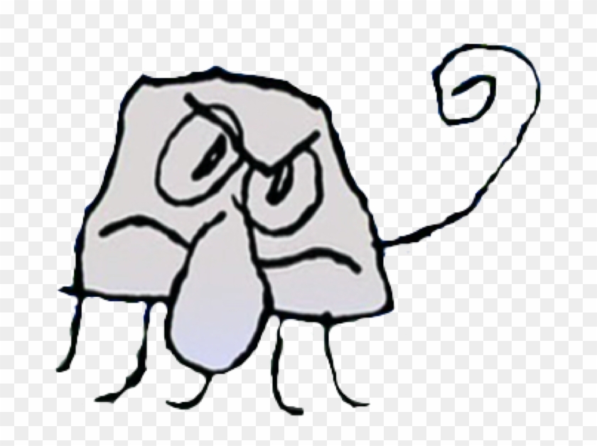 Clip Art Black Squidward - Doodle Squidward #1454899