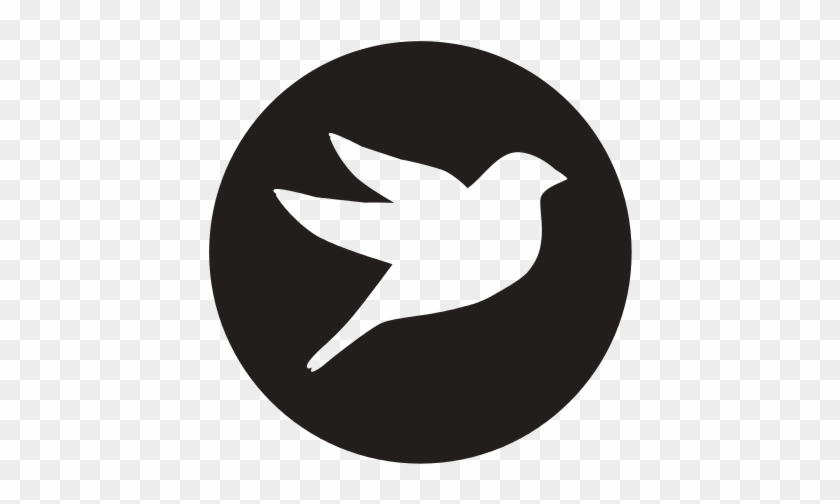 Dove Bird Silhouette Icon - Illustration #1454963