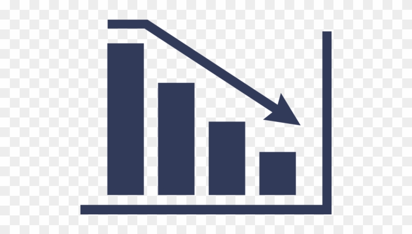 Bars Decrease Drop Arrow - Chart #1455019