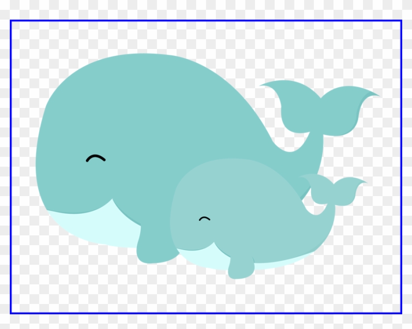 Stunning Cat Mom And Baby Animals Blue Png For Penguin - Momma And Baby Whale Clip Art #1455142