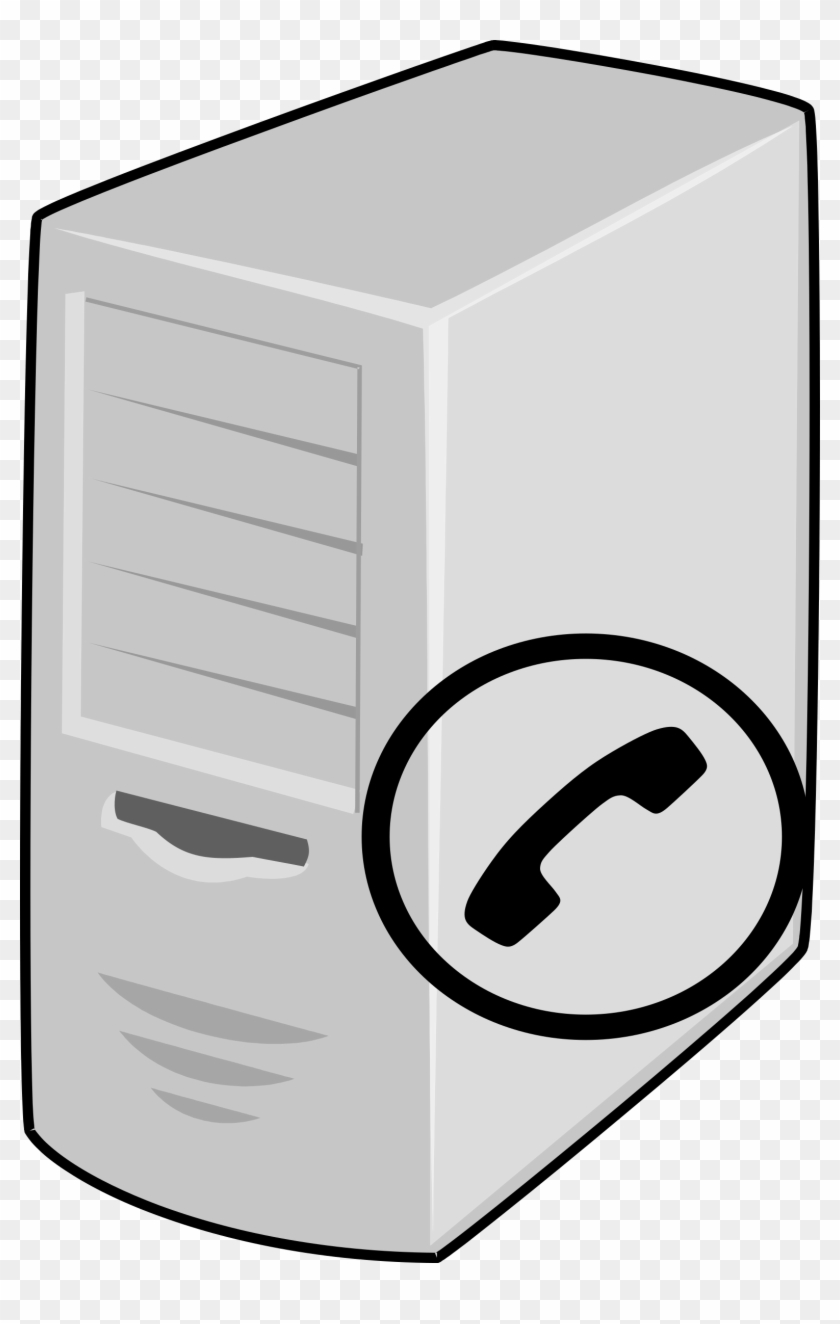 Clipart - Voip Server - Database Server Clipart #1455176