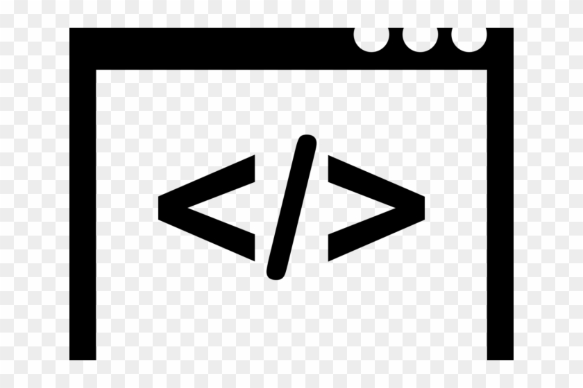 Software Development Clipart Software Code - Code Symbol #1455211