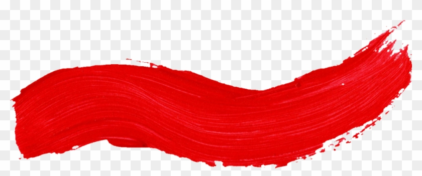 Clip Art Red Paint Strokes - Red Paint Stroke Png #1455294