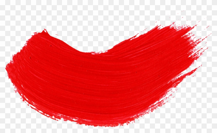 Clip Art Red Png Transparent - Paint Brush Background Png #1455300