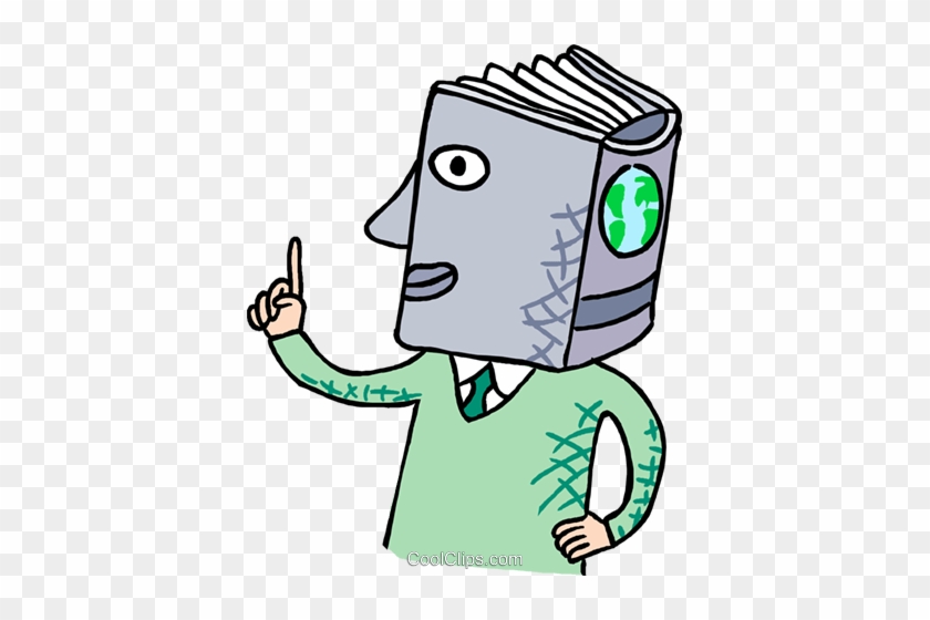 Knowledgeable Person With Encyclopedia Royalty Free - English Series: Year 4 #1455426