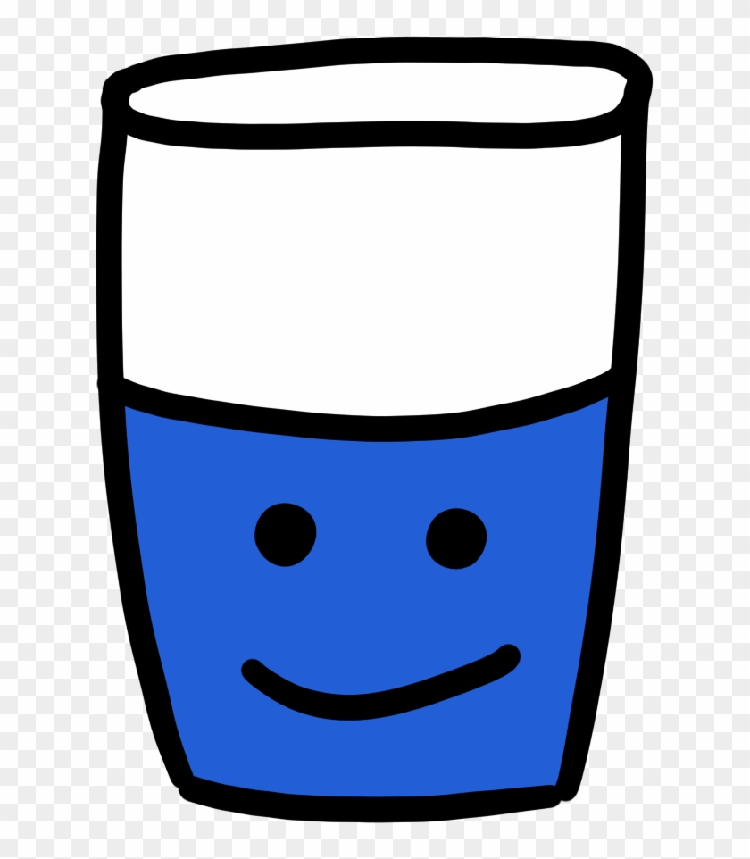 Drink A Glass Of Water - Smiley #1455431