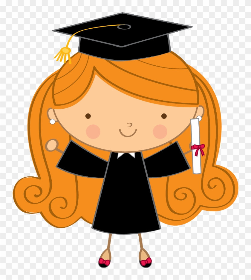 Graduation Ceremony Drawing School Clip Art Graduate - Graduation Girl  Cartoon Png - Free Transparent PNG Clipart Images Download