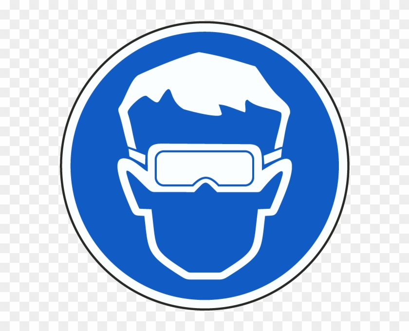 Safety Symbols And Signs - Safety Glasses Ppe Sign #1455505