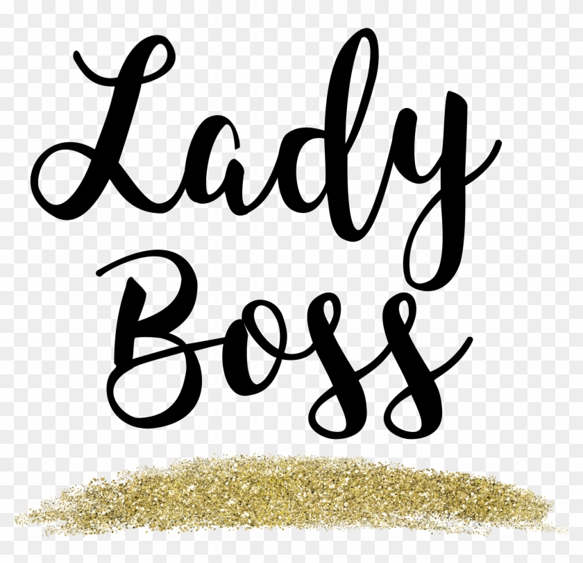 Lady Boss Gold Glitter Web Flair Graphic - Girl Boss Inspirational Rose Gold Quote Note Cards #1455616