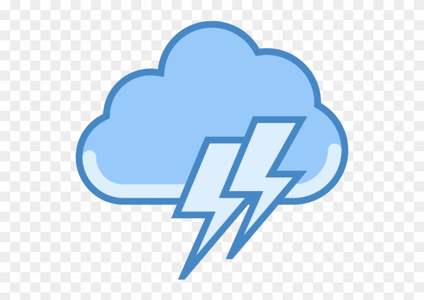 Forecasting Has Been One Of My Long Time Hobbies, And - Cloud With Lightning Icon Png #1455717