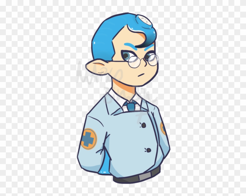 Homoerotica Pose Octo Medic I'm Really Shitty For Splatoon, - Sticker #1455844