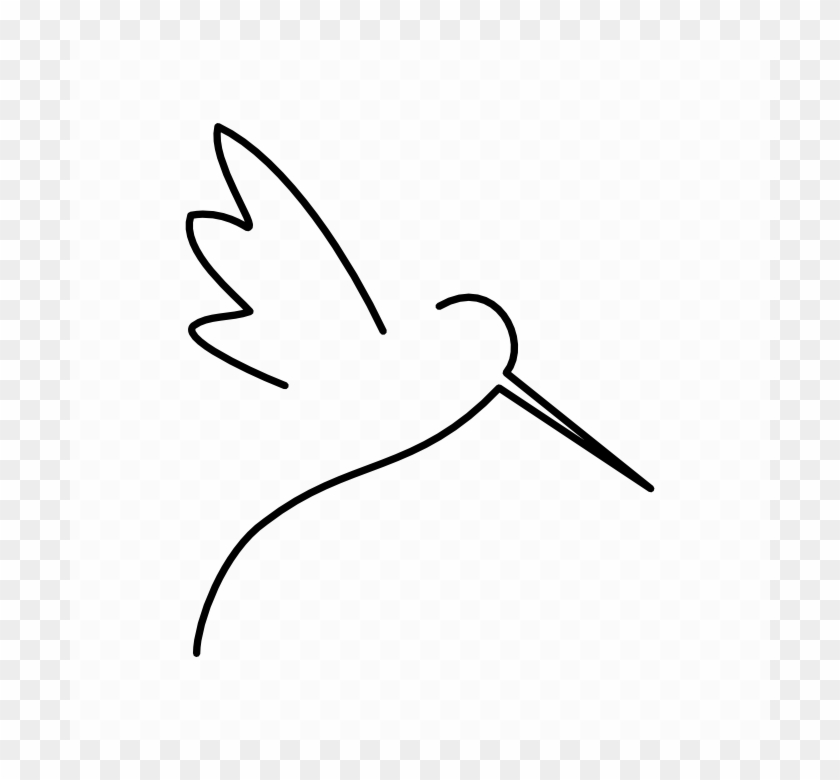 Clipart Download Hummingbird Clipart Mandala - Hummingbird Tattoo Minimal #1456170