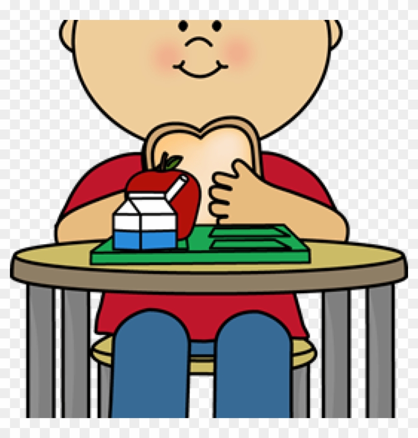 Clip Art Boy Eating #1456249