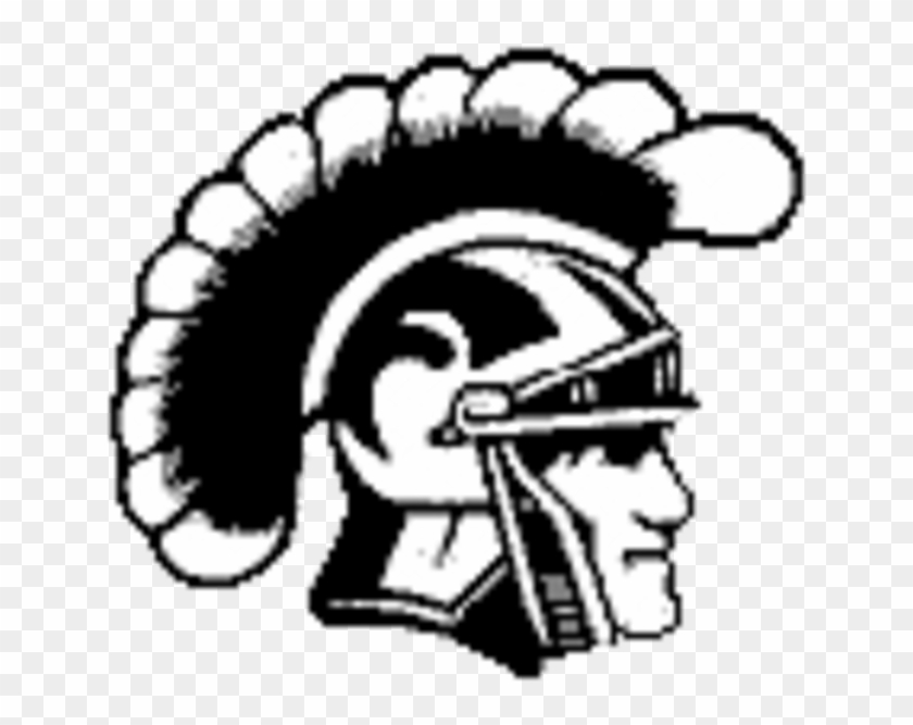 Png Royalty Free South Dakota High School Football - Usc Trojans Logo Black And White #1456342