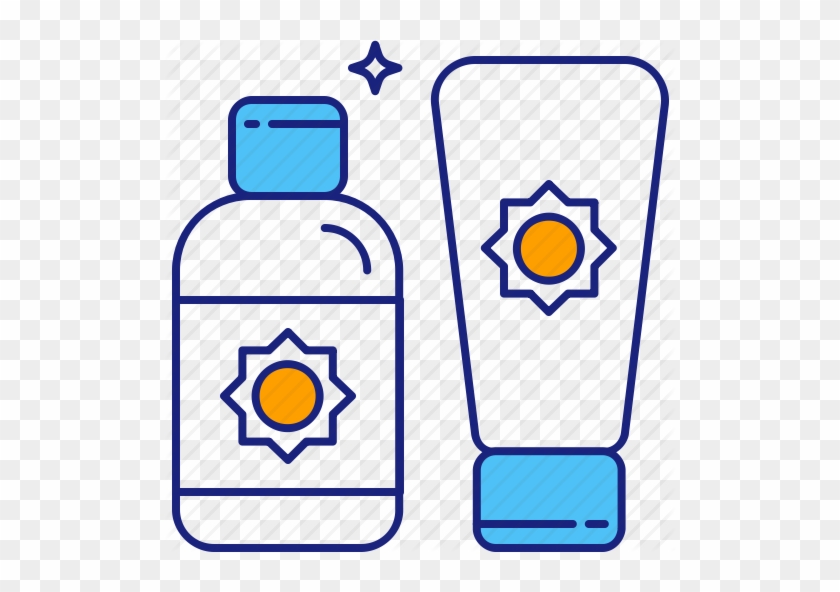 Clip Art Sunscreen Clipart Body Cream - Clip Art Sunscreen Clipart Body Cream #1456442