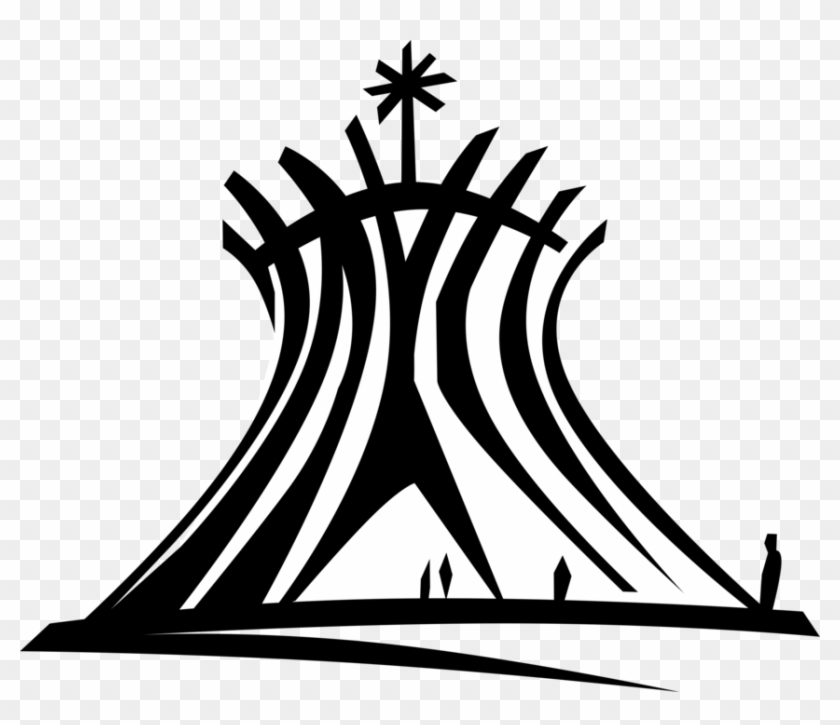 Clip Art Brasilia Png - Catedral De Brasilia Png #1456457