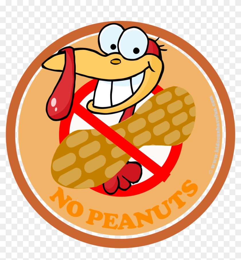 Thanksgiving Turkey No Peanuts Poster Peanut Allergy, - Thanksgiving Turkey No Peanuts Poster Peanut Allergy, #1456637