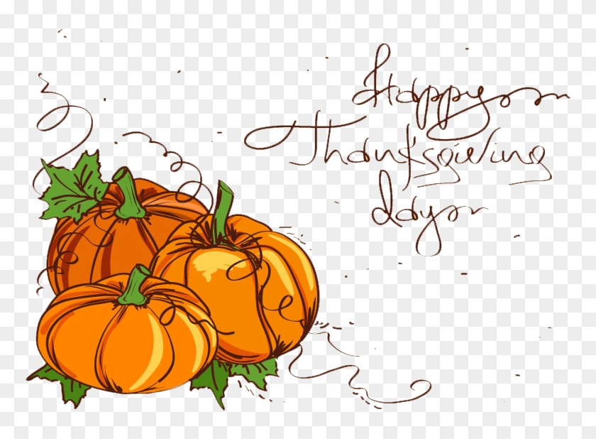 Wedding Invitation Thanksgiving Pumpkin Clip Art - Pumpkin Vines Clip Art #1456708