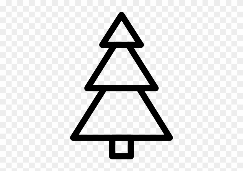 Christmas Tree Outline Christmas Tree Icon Line Iconset - Christmas Tree Clipart Outline #1456911