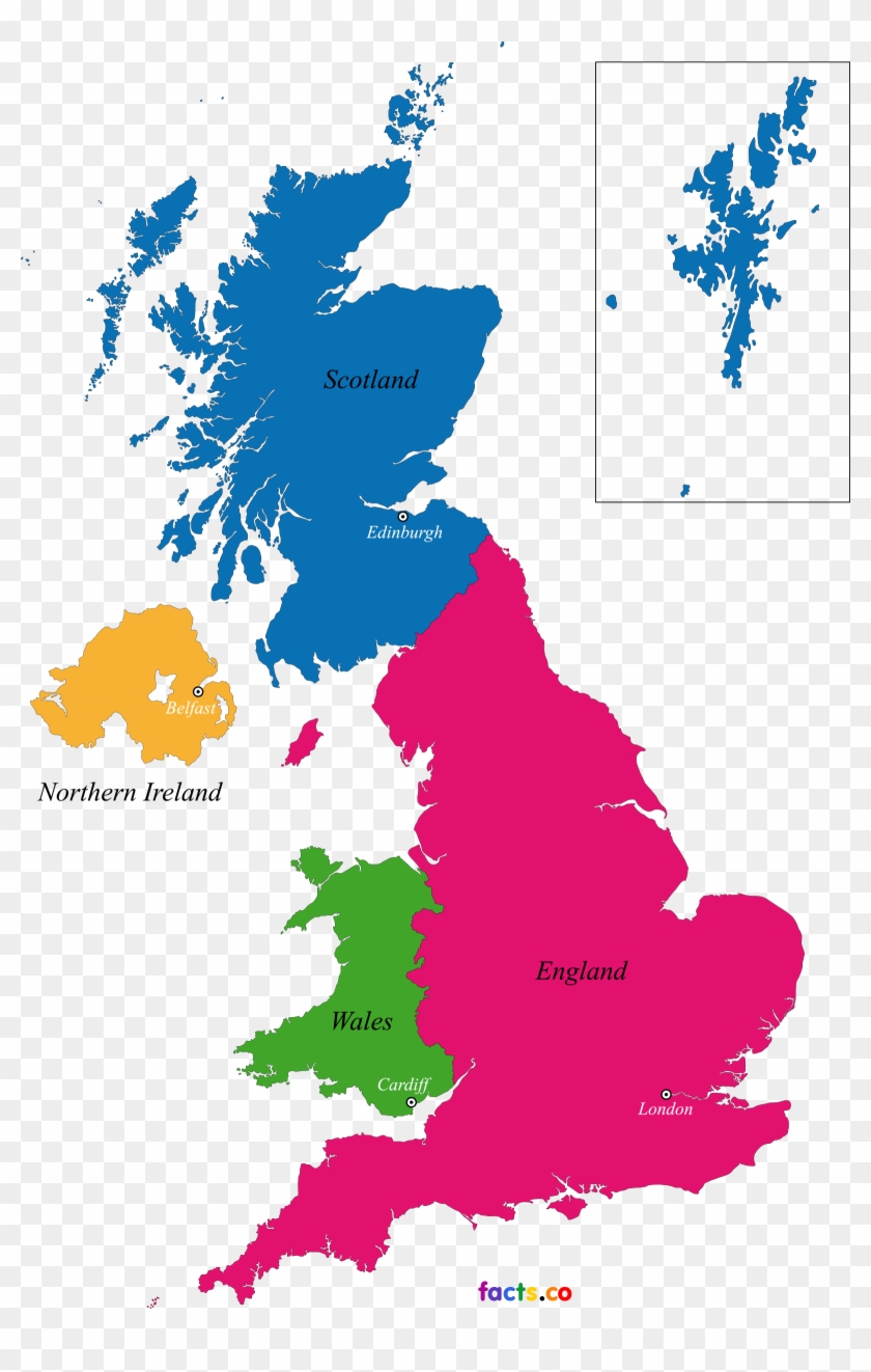 Ukmap Png Geo Western Central Europe Th - North Of Watford Gap #1457002