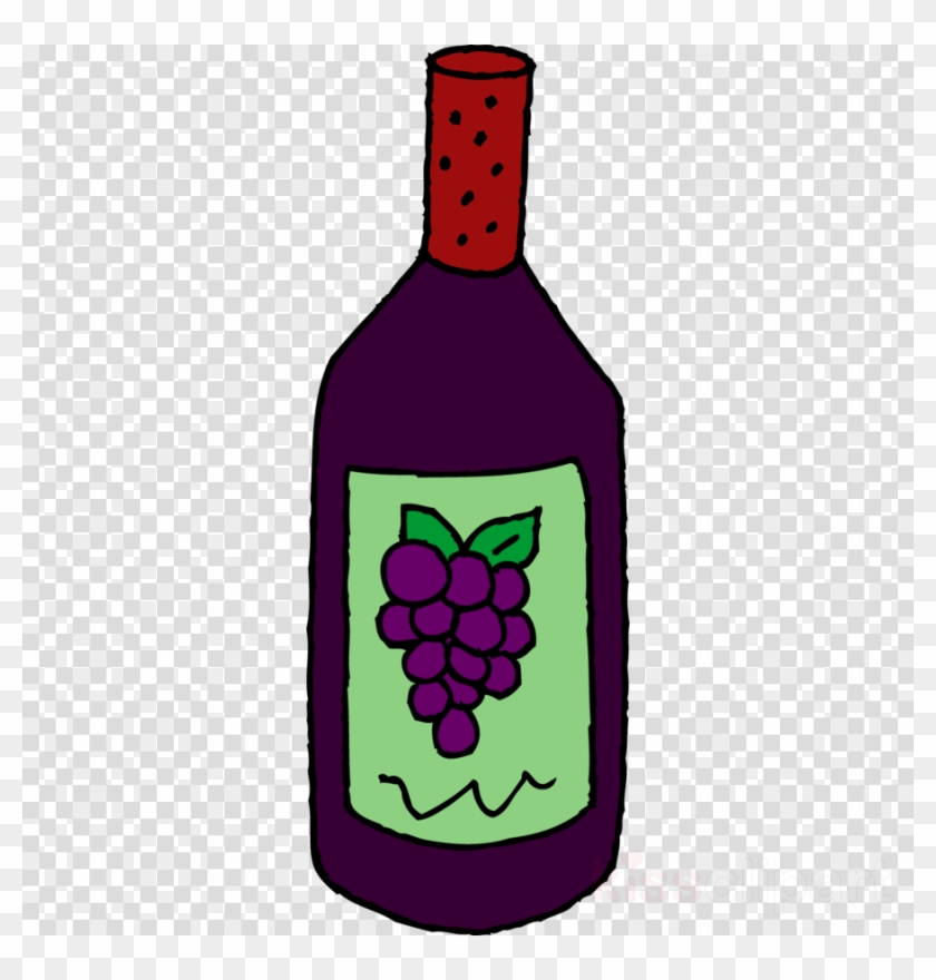 Bottle Of Wine Clipart Red Wine Clip Art - Illustration #1457169