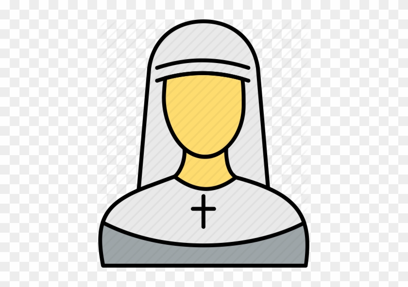 Avatars Filled By Popcornarts Christian Christianity - Religious Sister Icon #1457232