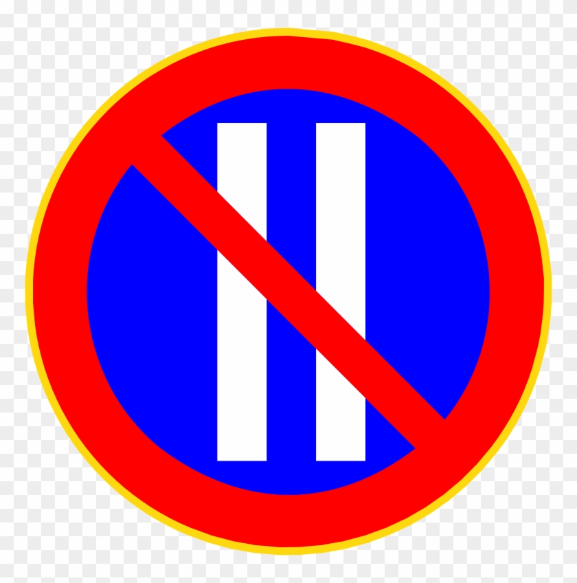 Finland Road Sign - No Parking On Even Day #1457335