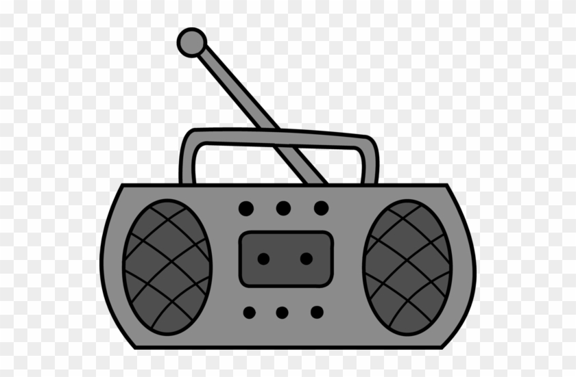Svg Download Boombox Clipart Party - Radio Clipart #1457355