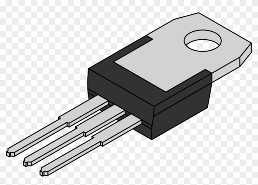 Mosfet Irf840 Clipart Power Mosfet Transistor - Irf 840 #1457373