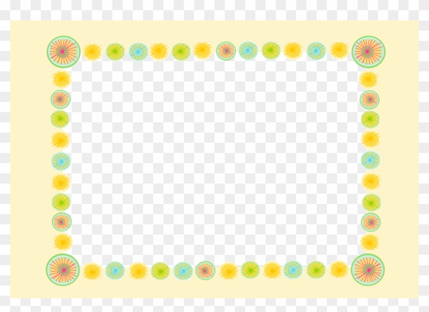 Free Digital Frame With Pastel And Candy Colored Pattern - Pastel Frame Png #226331
