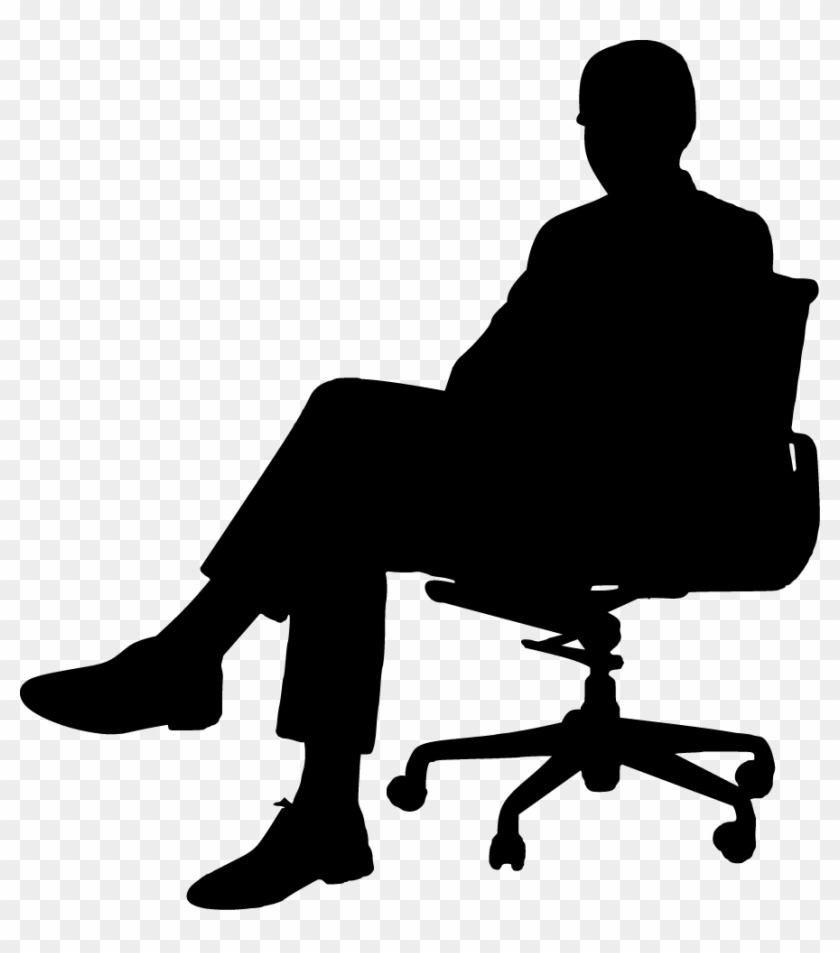 Businessman Sitting Png #226347