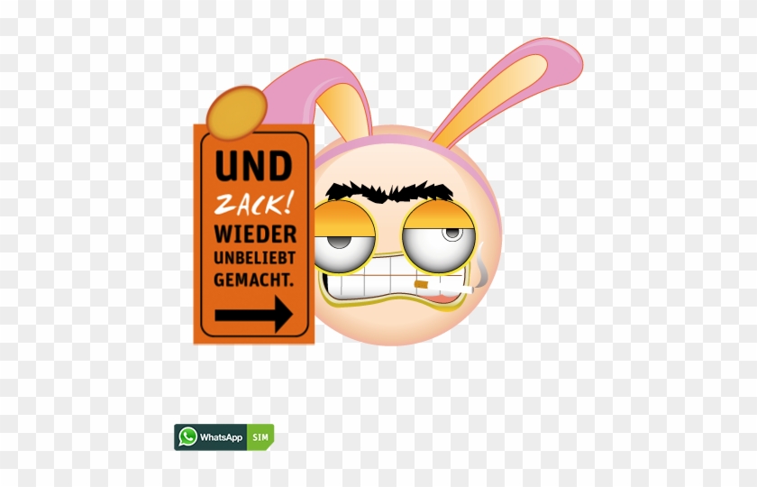 Genervtes Emoji Mit Blassem Gesicht Und Zähnefletschen - Cartoon #226472