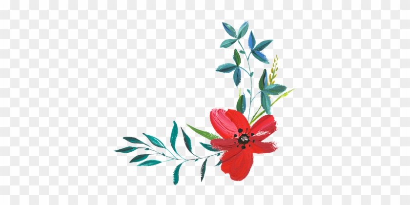 Von Hand Bemalt, Aquarell, Blume - Flores En Acuarela Png #226485