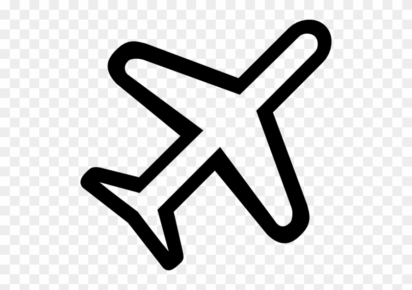 Flugzeug, Drehen, Diagonal , Transport , Beschrieben, - Simbolo De Avion #226564