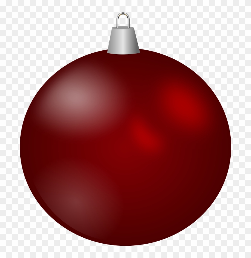 Free To Use Public Domain Christmas Clip Art - Red Christmas Ornament Clipart #226601