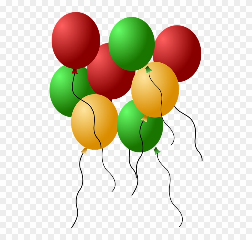 Bunte Luftballons Clipart - Bóng Bay Vector Png #226603