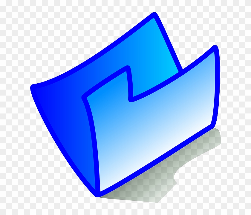 Theme Icon, Blue, Folder, Empty, Theme - Dossier Bleu #226608