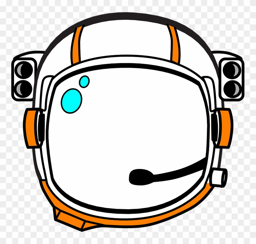Orange Astronaut Helmet Hi - Astronaut Helmet Png #226625