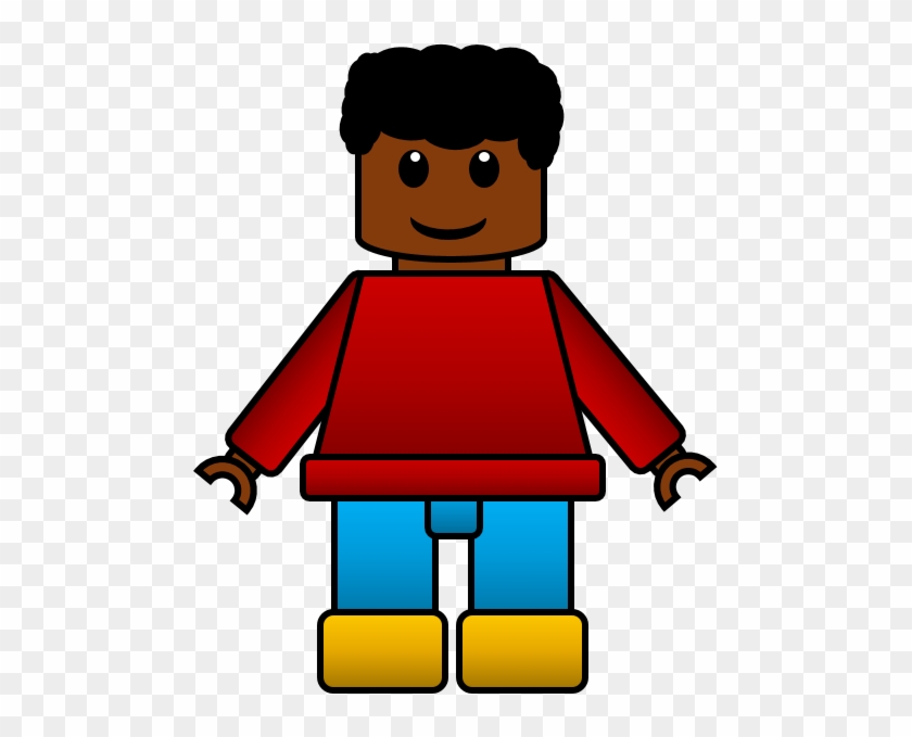 Lego Inspired African American Clipart For Kids And - Cartoon #226666