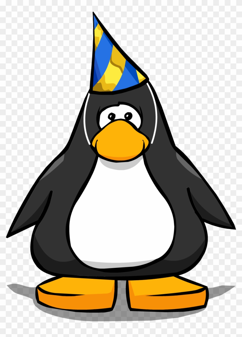 Club Penguin With Party Hat #226685