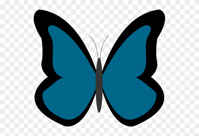 Blue Butterfly Clip Art - Brown Butterfly Clipart #226760