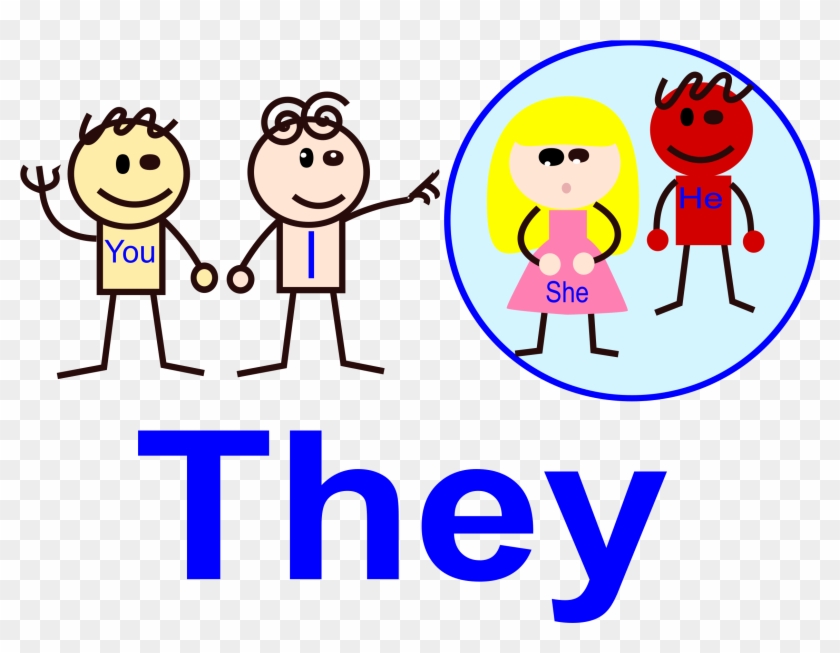 They Clipart Clipart Kid - Pronoun We #226763