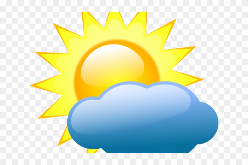 Weather Symbol Cliparts - Weather Forecast Partly Cloudy - Free ...