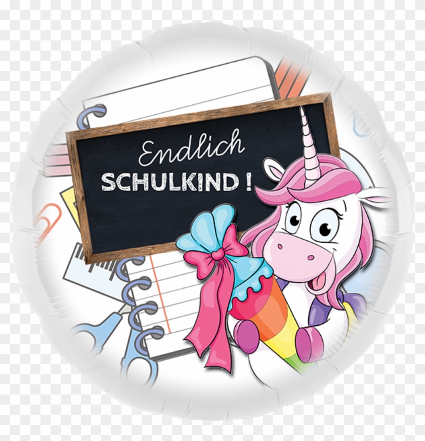 Folienballons Endlich Schulkind - Schulanfang Ø 45 #226953